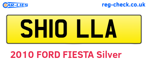 SH10LLA are the vehicle registration plates.