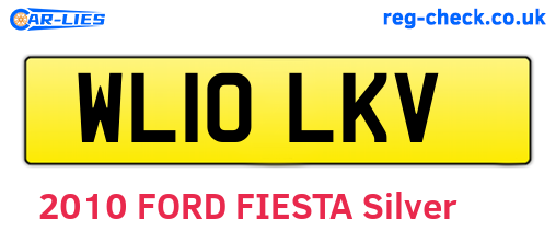 WL10LKV are the vehicle registration plates.