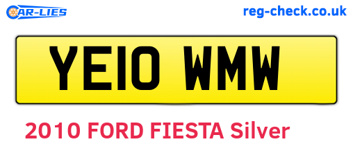 YE10WMW are the vehicle registration plates.