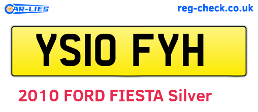 YS10FYH are the vehicle registration plates.
