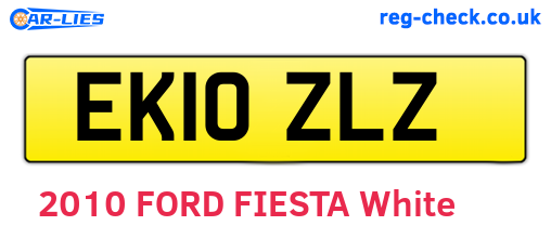 EK10ZLZ are the vehicle registration plates.