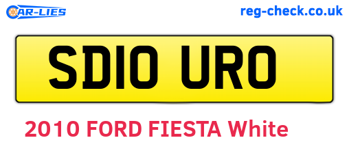 SD10URO are the vehicle registration plates.