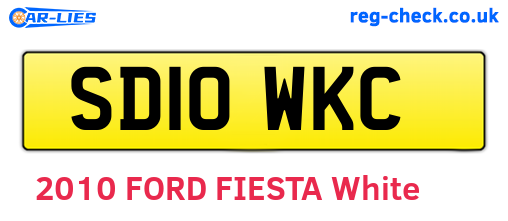 SD10WKC are the vehicle registration plates.