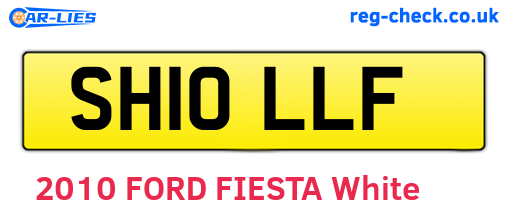 SH10LLF are the vehicle registration plates.