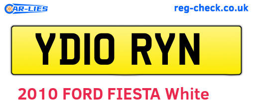 YD10RYN are the vehicle registration plates.