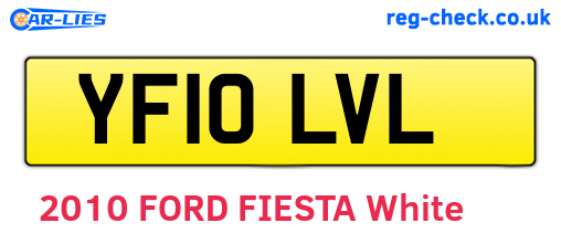 YF10LVL are the vehicle registration plates.