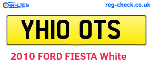 YH10OTS are the vehicle registration plates.