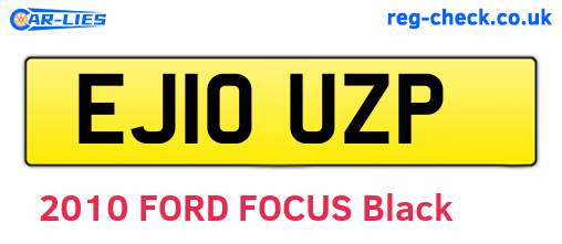 EJ10UZP are the vehicle registration plates.