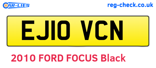 EJ10VCN are the vehicle registration plates.
