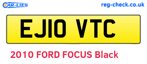 EJ10VTC are the vehicle registration plates.
