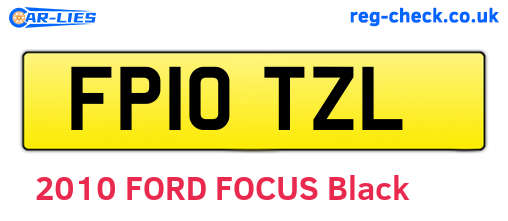 FP10TZL are the vehicle registration plates.
