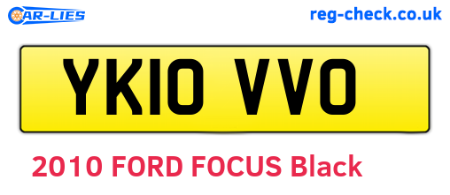 YK10VVO are the vehicle registration plates.