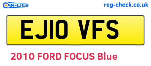 EJ10VFS are the vehicle registration plates.