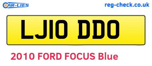LJ10DDO are the vehicle registration plates.