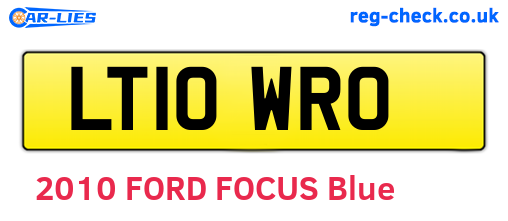 LT10WRO are the vehicle registration plates.