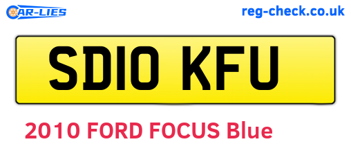 SD10KFU are the vehicle registration plates.