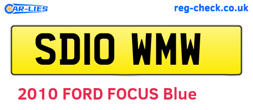 SD10WMW are the vehicle registration plates.