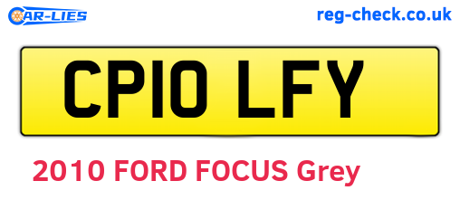 CP10LFY are the vehicle registration plates.