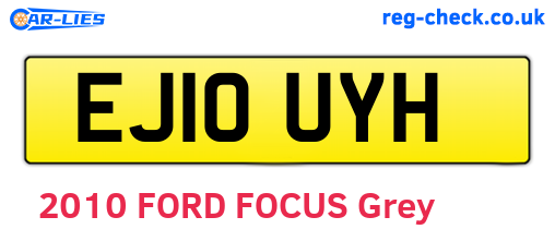 EJ10UYH are the vehicle registration plates.