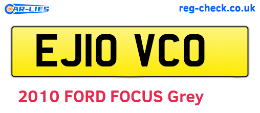 EJ10VCO are the vehicle registration plates.