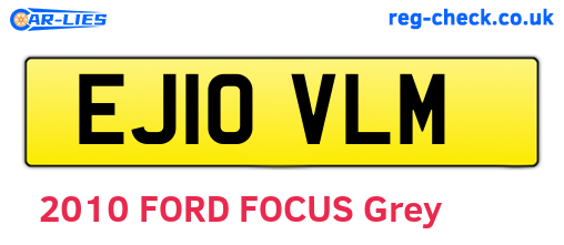 EJ10VLM are the vehicle registration plates.