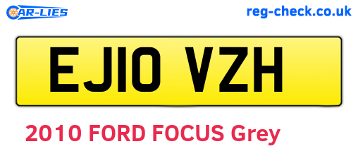EJ10VZH are the vehicle registration plates.