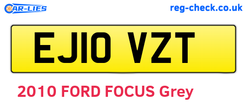 EJ10VZT are the vehicle registration plates.