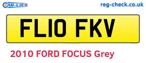 FL10FKV are the vehicle registration plates.