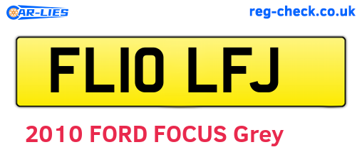 FL10LFJ are the vehicle registration plates.