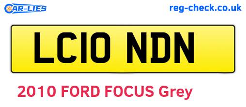 LC10NDN are the vehicle registration plates.