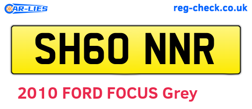 SH60NNR are the vehicle registration plates.