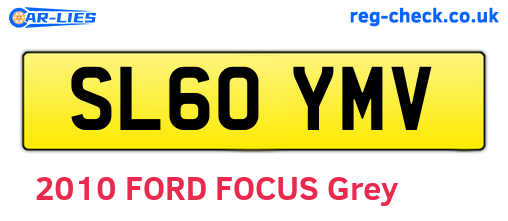 SL60YMV are the vehicle registration plates.