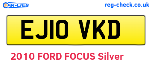EJ10VKD are the vehicle registration plates.