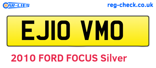 EJ10VMO are the vehicle registration plates.