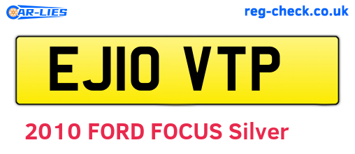 EJ10VTP are the vehicle registration plates.