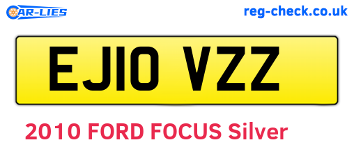 EJ10VZZ are the vehicle registration plates.