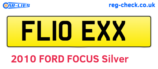 FL10EXX are the vehicle registration plates.