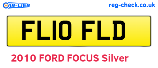 FL10FLD are the vehicle registration plates.