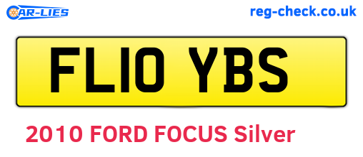 FL10YBS are the vehicle registration plates.