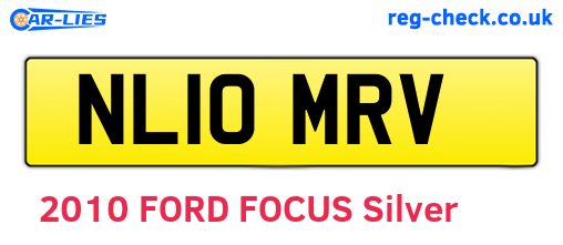 NL10MRV are the vehicle registration plates.