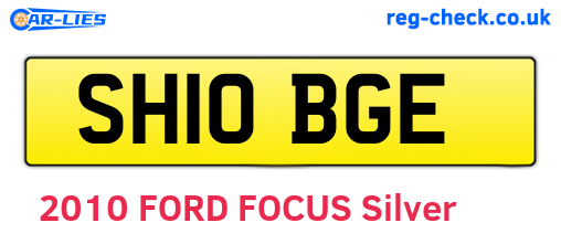 SH10BGE are the vehicle registration plates.
