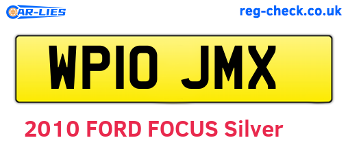 WP10JMX are the vehicle registration plates.