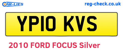 YP10KVS are the vehicle registration plates.