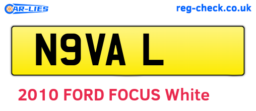 N9VAL are the vehicle registration plates.