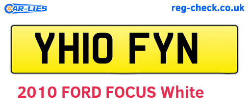 YH10FYN are the vehicle registration plates.