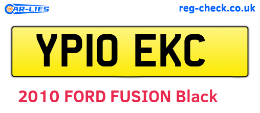 YP10EKC are the vehicle registration plates.