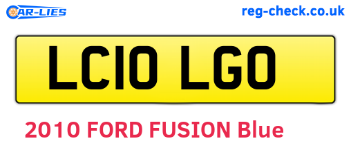 LC10LGO are the vehicle registration plates.
