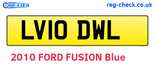 LV10DWL are the vehicle registration plates.