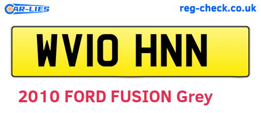 WV10HNN are the vehicle registration plates.