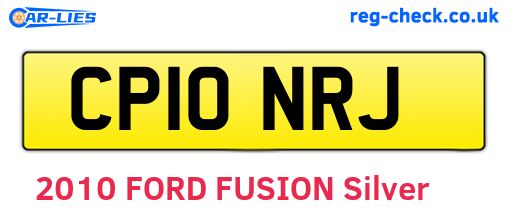 CP10NRJ are the vehicle registration plates.